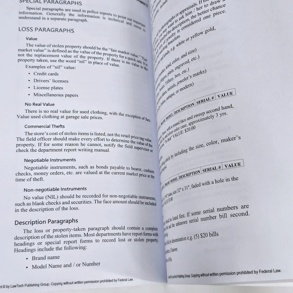 LawTech Publishing Group investigation interrogation guides